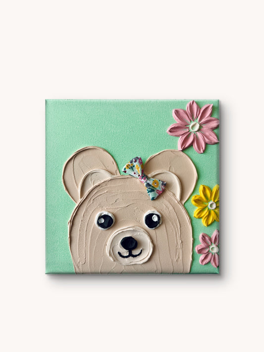 Bärchen mit Blumen