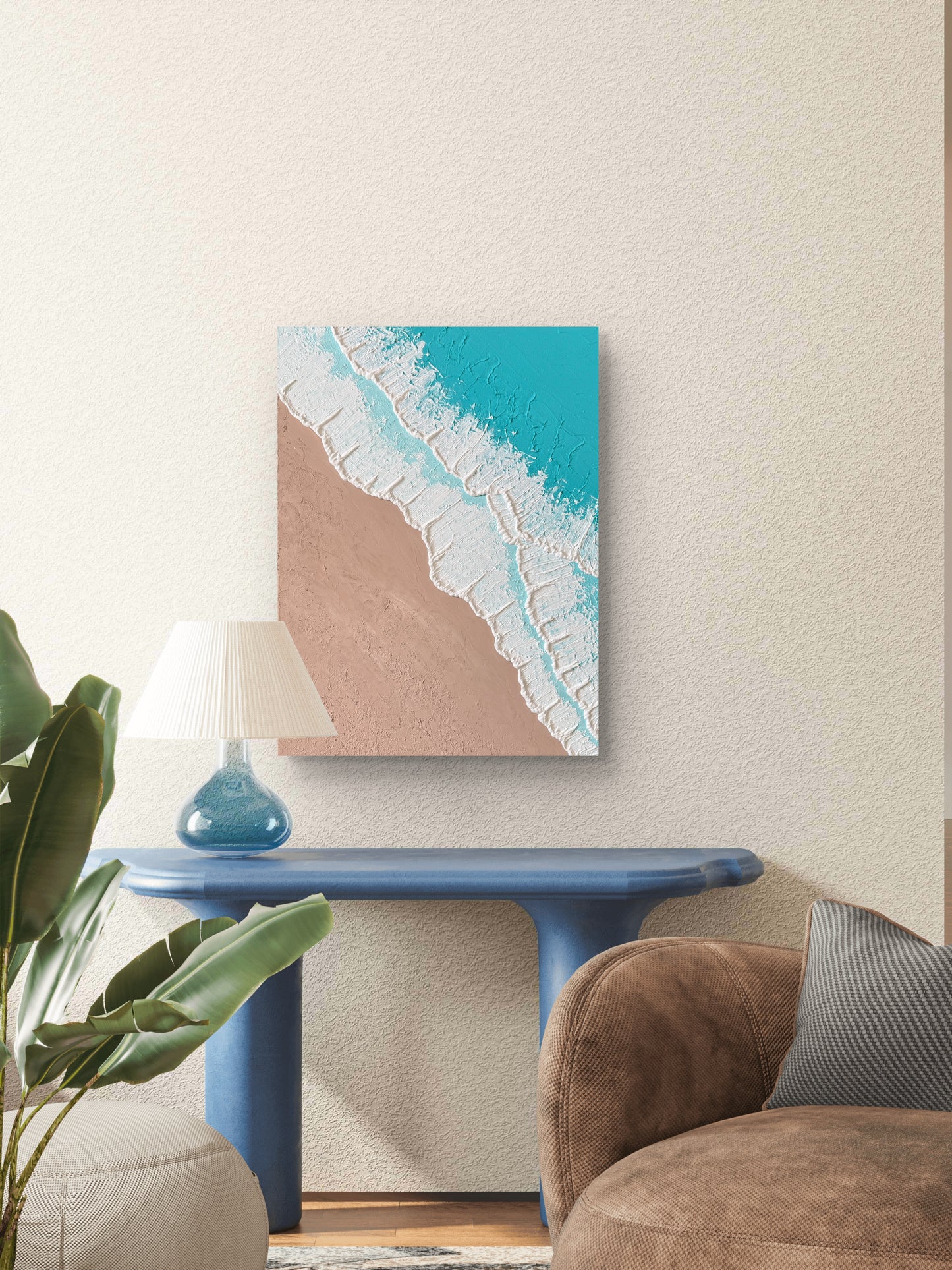 Tropical Shore Leinwandbild an der Wand – Wanddekoration Keilrahmen Schweiz