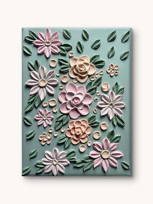 Sage Rose - Gentle Sage (30 x 40 x 3.5cm)