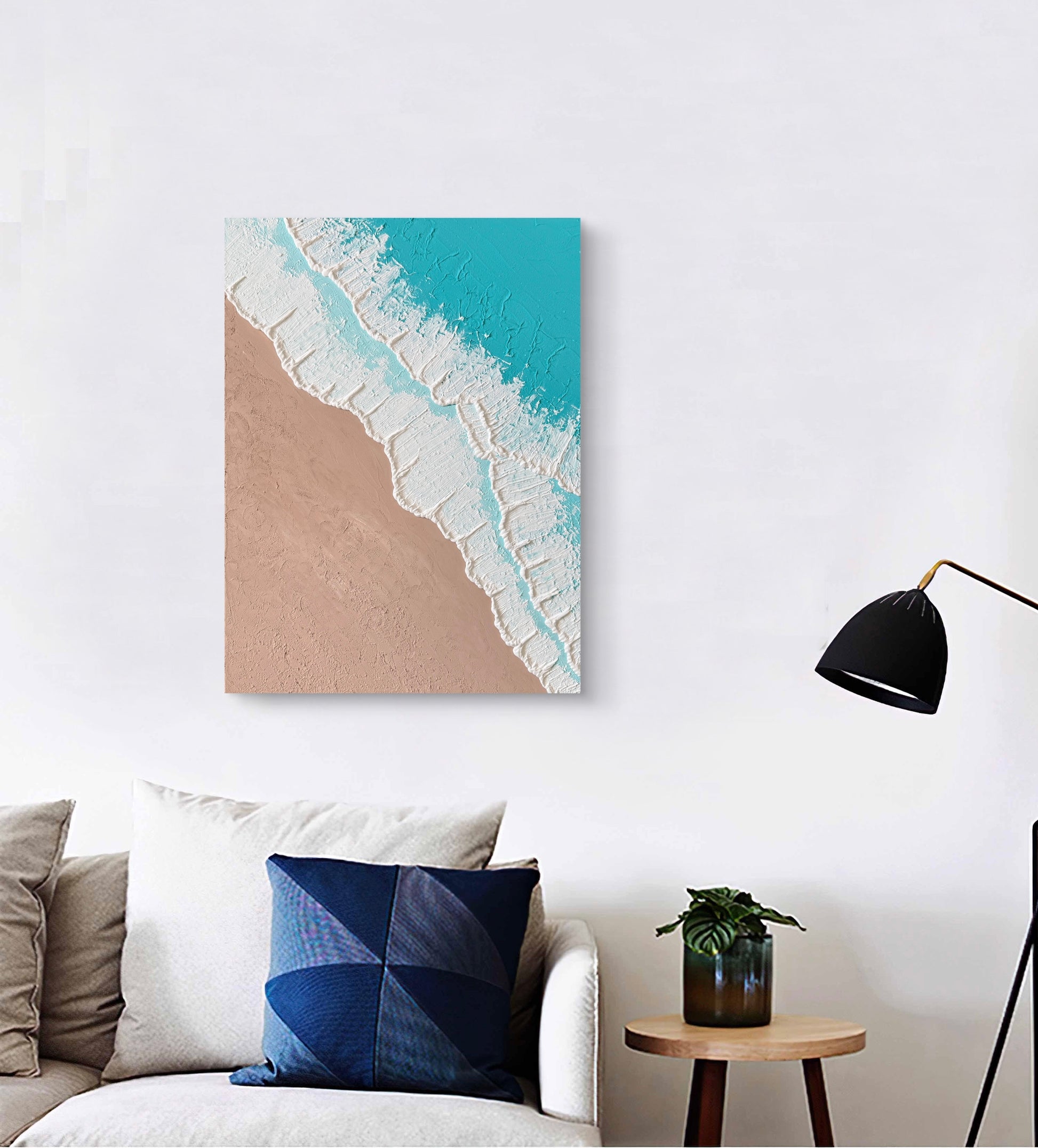 Tropical Shore Leinwandbild an der Wand – Wanddekoration Keilrahmen Schweiz